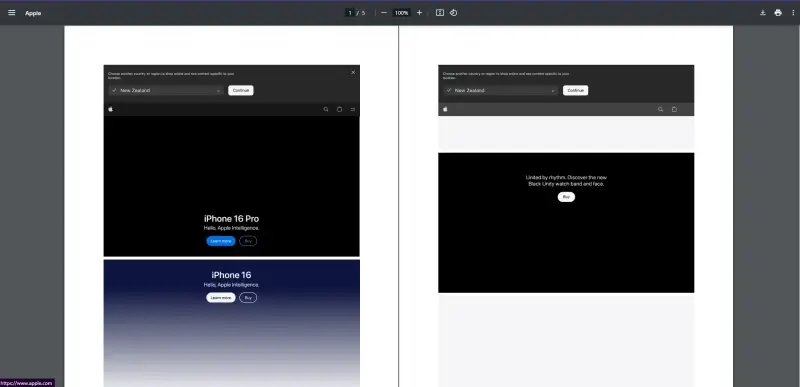 URL to PDF output using IronPDF